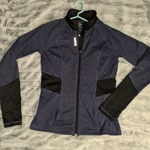 REEBOK long sleeve zipper up athletic top